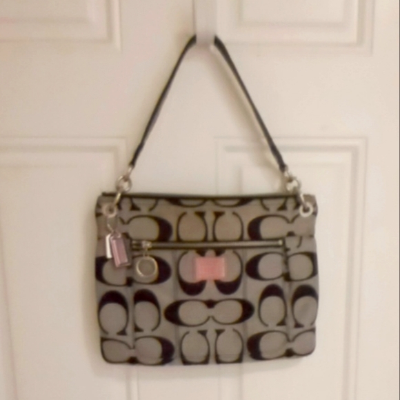 COACH SIGNATURE POPPY BAG - Picture 2 of 10